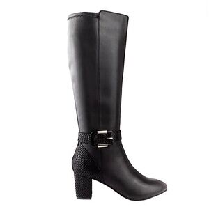 Elegant Black Knee-High Boots